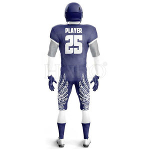 Conjunto de Uniforme de Fútbol Americano Personalizado |   Pantalones de Fútbol OEM |   Sublimado |   Logotipo Personalizado Nombre Número |   Tela que Absorbe la Humedad | - Product Image 3