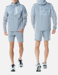 ชุดเซ็ตเสื้อแจ็คเก็ตแขนยาวพิมพ์ลายแฟชั่นปี 2026 สำหรับผู้ชาย ชุดวอร์มคุณภาพสูง ผ้าไนลอน แห้งเร็ว สไตล์สตรีท - Product Image 5