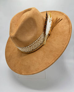 Sombrero Vaquero Estilo Americano para Viajes al Oeste, 100% Poliéster, Verano, Casual, Moderno, con Ajuste Profesional - Product Image 5