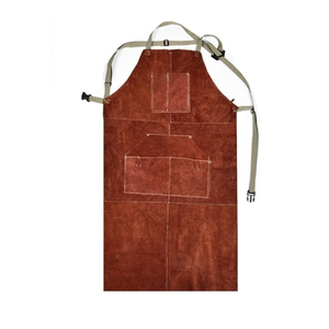 Tabliers de soudure en cuir fendu robustes, ignifuges et de sécurité, sur mesure, pour travaux exigeants et fiables - Product Image 1