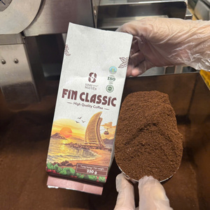 1kg Wholesale Bag Traditional Filter Espresso Robusta Arabica Blend Dark Medium Roast Strong Rich Aroma Balanced Factory Direct - Product Image 1