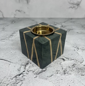 Mubkhar de Acrílico con Caligrafía Árabe de Lujo, Quemador de Incienso Moderno de Cristal, Portátil, Estilo Medio Oriente, Personalizable - Product Image 4