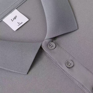 Polo pour homme en polyester et coton 200 g/m² de qualité supérieure 2026 – Polo de golf personnalisé avec logo brodé pour homme - Product Image 6