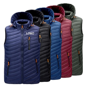 Chaleco Acolchado para Hombre, Ropa de Abrigo de Invierno, Cálido, Acolchado, Informal, Grueso, Aislado, Sin Mangas - Product Image 1