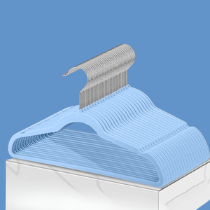 Wholesale Plastic Velvet <b>Hangers</b> Durable <b>Space</b> <b>Saving</b> Injection-Molded Eco-Friendly Precision Tolerance OEM/ODM Manufacturer - Product Image 2