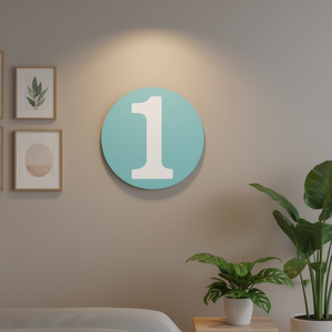 Ilan Numero Decorativo 1 11Cm Per Decorazione Murale - Product Image 3