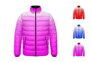 <b>Men</b> Hooded Quilted Bubble <b>Jacket</b> Waterproof 100% Polyester <b>Warm</b> Full Zip Lightweight Casual Winter Comfortable Regular Fit - Product Image 4
