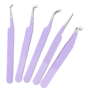 Pinces à cils en acier inoxydable écologiques de qualité supérieure pour les extensions de cils - Product Image 2