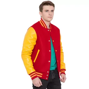 Fiy Humble Sportwear Custom Logo Embroidery Men's Eco-Friendly Waterproof Breathable Polyester/Cotton Varsity Jacket <b>Camouflage</b> - Product Image 2