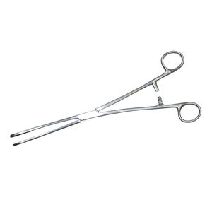 Pinzas para Placenta y Óvulos de Invierno, 28 cm, Curvas, de Acero Inoxidable, Instrumento Ginecológico, Pinzas Manuales para Procedimientos Uterinos Obstétricos - Product Image 6