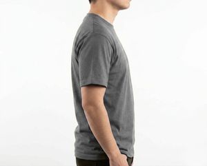 T-shirt Homme Décontracté à Col Rond 100% Coton avec Logo Imprimé Numérique Anti-Plis et Respirant à Manches Courtes – Vente en Gros - Product Image 4