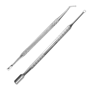 Customized Packaging Precision Stainless Steel Loop Cuticle Pusher Professional Salon Nail <b>Tool</b> Professional Supplier - Product Image 1