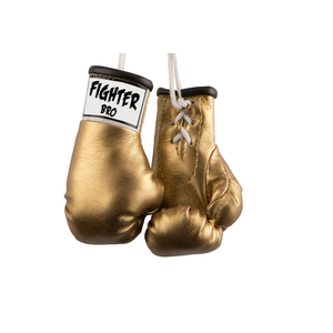 Guantes de Boxeo Miniatura de Cuero Sintético, Decoración para Espejo Retrovisor de Coche, Artículo de Entrenamiento de Boxeo y Karate para Gimnasio - Product Image 4