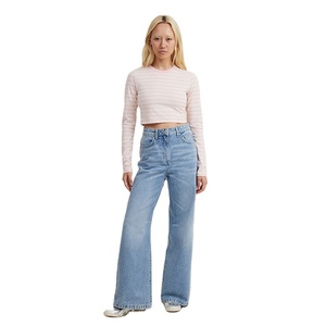 Camiseta de Manga Larga para Mujer, Diseño Casual, Estilo Vintage, Ligera, Transpirable, de Alta Calidad, Personalizable (OEM) - Product Image 2