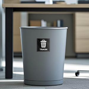 Calcomanías de Vinilo Personalizadas para Contenedores de Basura, Adhesivos Impermeables con Laminado Brillante para Contenedores de Residuos al Aire Libre - Product Image 1