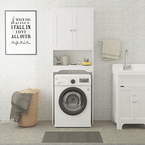 Mobiletto in Legno da Posizionare Sopra il WC, Organizzatore Salvaspazio per il Bagno - Product Image 6