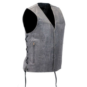 Premium Quality Leather <b>Vest</b> Modern Design Leather <b>Vest</b> Wholesale Price Comfortable Leather <b>Vest</b> For Men - Product Image 3