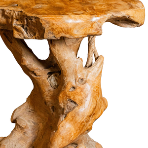 Table basse en teck rustique artisanale de style antique ARTERRA Premium Durable pour salon - Product Image 3