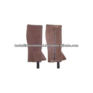 Chaps en cuir véritable Western Kits et accessoires équestres - Product Image 2