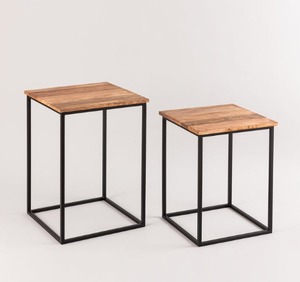 Durable Iron <b>Side</b> <b>Table</b> Strong Metal Construction For Living Room Bedroom Office <b>Sofa</b> Corner Balcony Patio Restaurant - Product Image 3