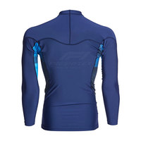 Nouveau design, prix abordable, rashguards pour hommes, couleur unie, respirant, léger, en Spandex/Polyester, confortable et durable, pour la vente en ligne