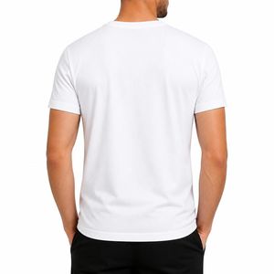เสื้อยืดคอกลมลายกราฟิก Splash แบบกำหนดเองสำหรับผู้ชาย สีแดง สไตล์สตรีทแวร์ พิมพ์ลายแบบ Sublimation โรงงาน OEM ขายส่ง - Product Image 4