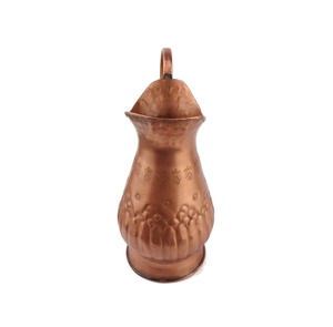 Carafe à eau en cuivre finition vintage de qualité supérieure, idéale pour un usage quotidien, les restaurants et les services de traiteur, fabriquée à la main en Inde - Product Image 6