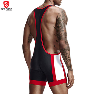 New Arrival High Quality Spandex Polyester Breathable Quick Dry Customized <b>Wrestling</b> <b>Singlet</b> for Men with Custom OEM/ODM Service - Product Image 2
