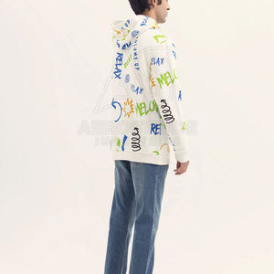 เสื้อมีฮู้ดผ้าฝ้ายเรียบง่ายลำลองสำหรับฤดูหนาวพร้อมผ้าน้ำหนักเบาเป็นมิตรต่อสิ่งแวดล้อมดีไซน์ให้ผ่อนคลายสำหรับสตรีทแวร์ - Product Image 3