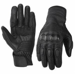 Gants de moto en cuir de mouton personnalisés de haute qualité avec logo, compatibles écran tactile, respirants, légers, protection UV complète - Product Image 2