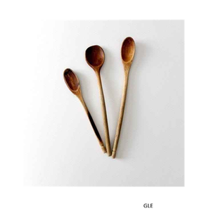 Ustensiles de cuisine en bois d'acacia antiadhésifs : Spatule, Louche, Cuillère pleine, Cuillère à pâtes, Cuillère ajourée, Fouet - Product Image 5