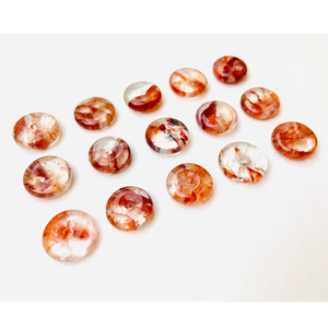 Donuts de Cristal Natural, Donuts de Cuarzo Fuego, Gemas de Cristal, Gemas de Reiki, Donuts Curativos, Ágata, Mayorista - Product Image 2