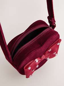 Bolso de terciopelo con lazo y cierre de cremallera para vestido de moda clásica - Product Image 4