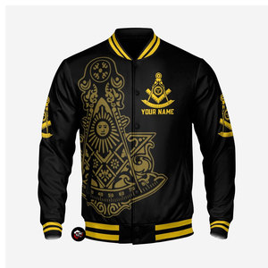 เสื้อแจ็คเก็ตเฟรมเมสันแบบสั่งทำพิเศษ ปักลายสมาคมลับ อุปกรณ์สำหรับพี่น้องสมาคม เสื้อแจ็คเก็ตเฟรมเมสัน - Product Image 2