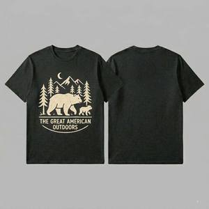 T-shirt homme à imprimé graphique réfléchissant, manches courtes, style streetwear, coupe ample, coton, mode club de nuit, t-shirts homme - Product Image 3