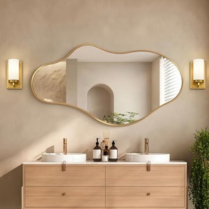 Miroirs muraux en bambou durable, cadres en bois, forme d'arche traditionnelle, faits à la main, durables, OEM, sur mesure, vente en gros |   Aqudus Saleem Inde - Product Image 1