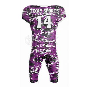 Uniforme de Fútbol Americano de Estilo Moderno, Sublimado, Tela Ligera, Ideal para Práctica y Juego - Product Image 3