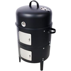 Griglia BBQ Rotonda di Lusso in Acciaio da 17 Pollici, Altezza Regolabile, Resistente, per Cottura all'Aperto di Bistecche, Nera - Product Image 3