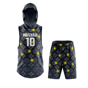 Ensemble de maillots de football personnalisables 7/7, short de flag football pour adultes, col rond imprimé par technologie de sublimation personnalisée - Product Image 2