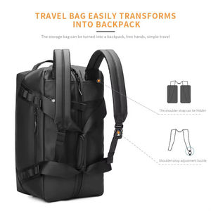 Black Tactical <b>Travel</b> Duffel Bag Heavy Duty Outdoor Weekender Multi Compartment <b>Holdall</b> Light Weight Expandable Nylon Zipper - Product Image 2