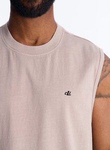 Customized High Quality Sleeveless T-<b>shirt</b> Custom Logo Printed Premium 100% Organic Cotton Men's <b>shirts</b> OEM Casual Streetwear - Product Image 2