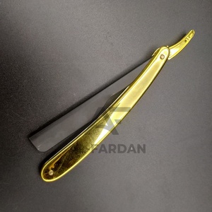 Navaja de Afeitar Profesional con Diseño Negro y Dorado, con Logotipo Personalizado, Herramientas de Afeitado para Hombre, Navajas de Afeitar - Product Image 4