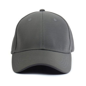 Dark Grey Cotton Baseball Cap Adjustable Solid Color Sport Sun Hat for Men and Women Casual Outdoor Headwear - Product Image 5