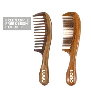 Peine de Madera de Alta Demanda, Tendencia Popular, Hecho a Mano, Ecológico, para el Crecimiento del Cabello, para Hombres y Mujeres, Uso en Seco/Húmedo, Diseño Feng Shui - Product Image 4