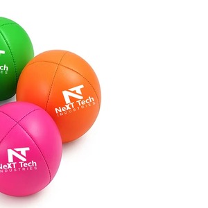 Hot Sale Custom PU <b>Hacky</b> <b>Sack</b> Sports Toy Juggling Ball Advertising Hot Customized PU Juggling Ball - Product Image 4
