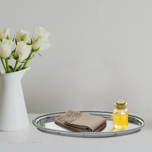 Handmade Metal <b>Tray</b> Luxury Imperial Gold Decorative Serving <b>Tray</b> for Premium Interiors Handmade Metal <b>Tray</b> Premium Deep <b>Black</b> - Product Image 3