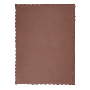 100% Cotton <b>Knitted</b> Cute Baby Heirloom <b>Throw</b> <b>Blanket</b> Eco-Friendly Solid Color Rectangle 209-278g Customizable Machine Wash Cold - Product Image 4