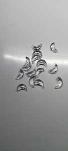 Piedra natural tallada en forma de luna, piedra de cristal de 12x18mm, gema suelta tallada en forma de luna, gema de cristal natural tallada. - Product Image 2