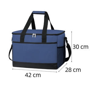 Portable 35L Thermal Cooler <b>Bag</b> Leakproof Soft Sided Picnic <b>Box</b> with Side Mesh Pockets for Outdoor Camping Drinks - Product Image 4