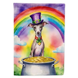 Italian Greyhound St. Patrick's <b>Day</b> <b>Garden</b> Flag Multicolor Decorative Yard Banner for Patio Artwork Mailbox Flag for Flower <b>Beds</b> - Product Image 1